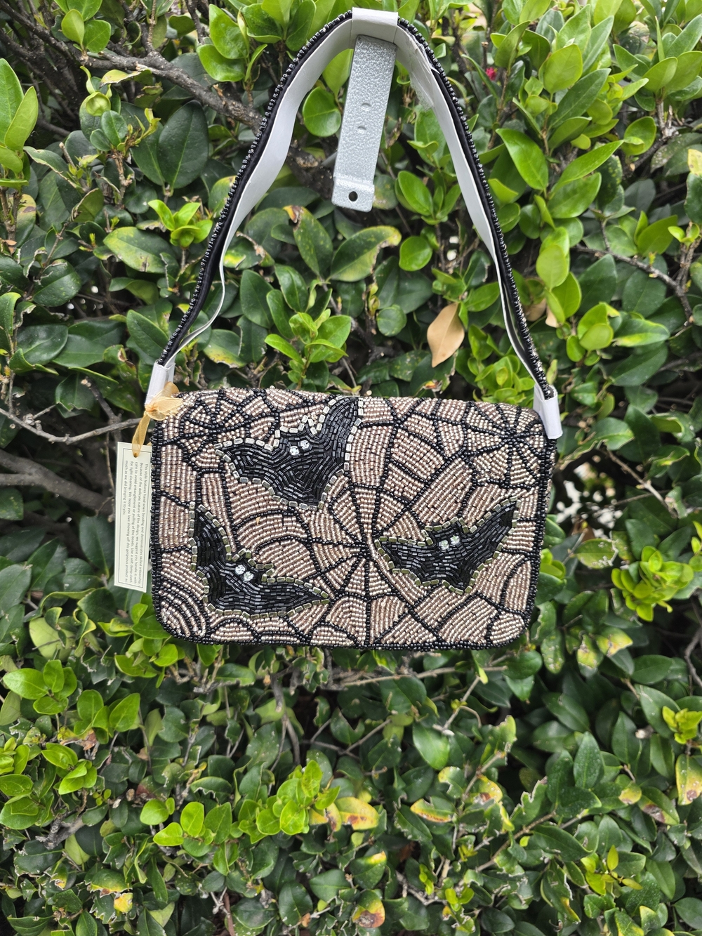 Beaded Bat Shoulder Bag - Picture 3 of 9